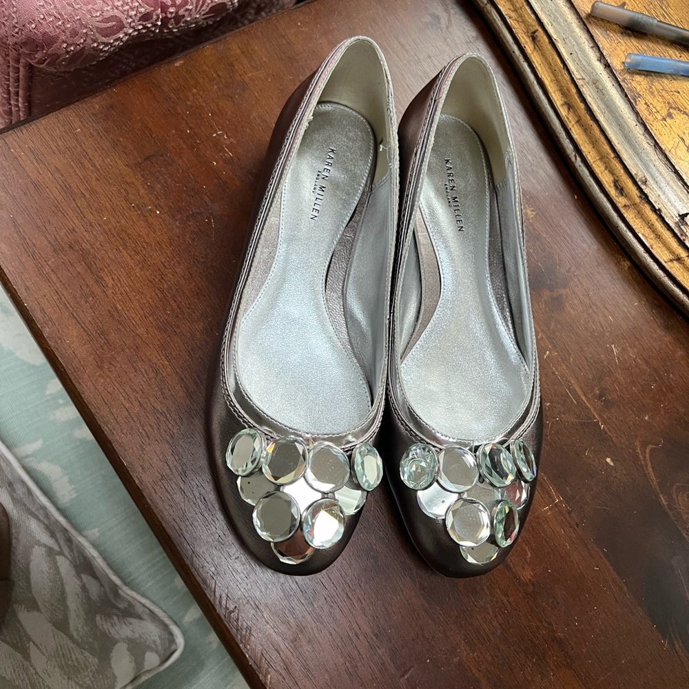 Karen Millen jewel flats - Sz 8